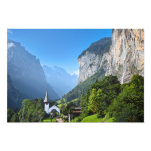 Foto Igreja no Vale de Lauterbrunnen, Suiça