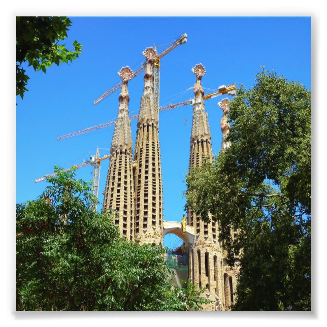 Foto Igreja Sagrada Familia em Barcelona, Espanha (Frente)