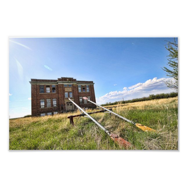 Foto Igreja Saskatchewan Abandonada (Frente)