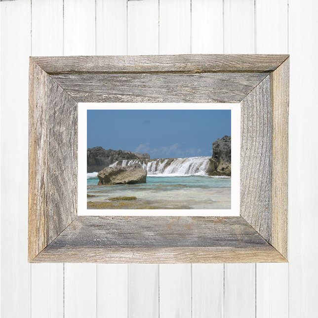 Foto Ilha de Caicos Médio (Middle Caicos Island Photo Print)