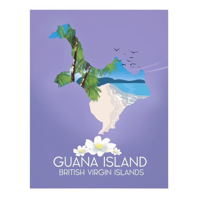 Foto Ilha de Guana Ilhas Virgens Britânicas pôster de v (Frente)
