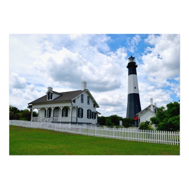 Foto Ilha Tybee, Farol Georgia (Frente)