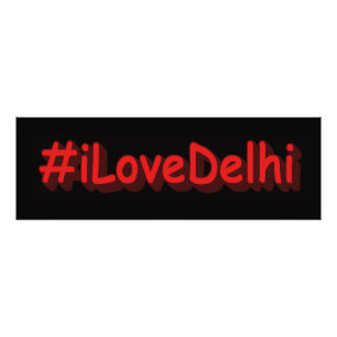 Foto "#iLoveDelhi" Design. Comprar Agora
