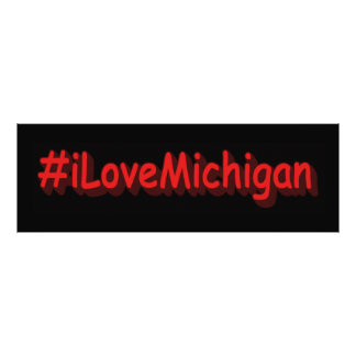 Foto "#iLoveMichigan " Design bonito. Comprar Agora