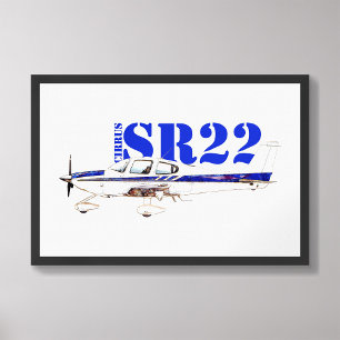 Foto Ilustração da Design de aeronave ligeira Cirrus SR