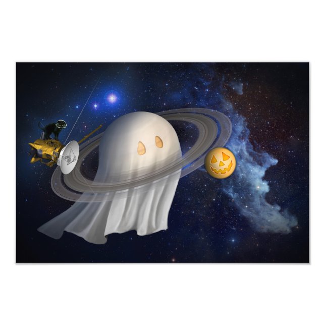 Foto Ilustração de Dia das Bruxas de um artista (Frente)