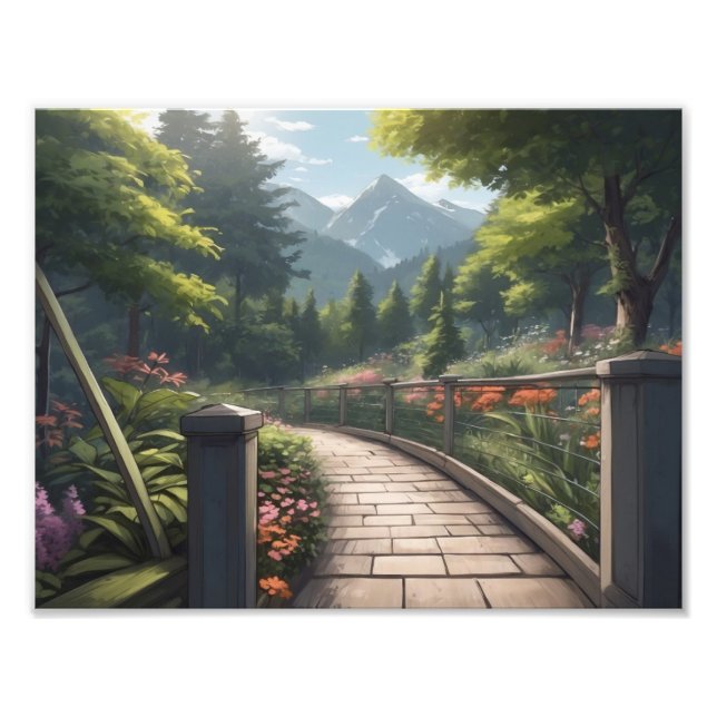 Foto Ilustração de Floresta (Frente)