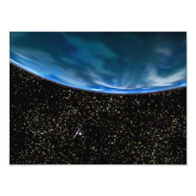 Foto Ilustração do horizonte da Terra (Frente)