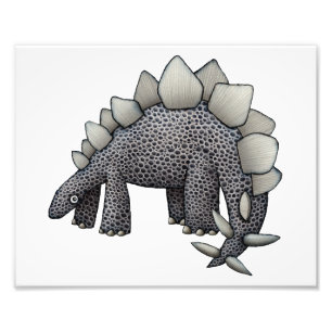Foto Ilustração do Stegosaurus