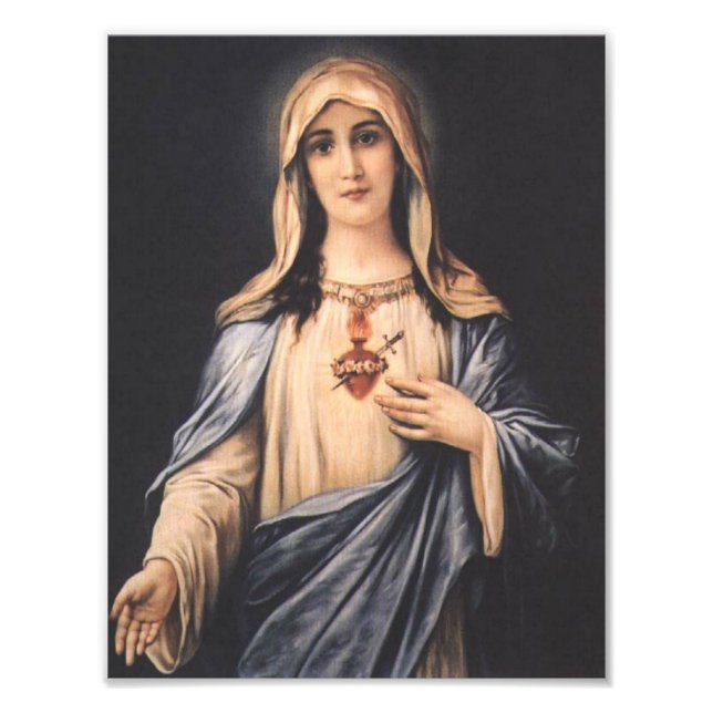 Foto Imaculado Coração de Maria Virgem Mãe (Frente)