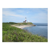 imagem clássica do farol de Montauk