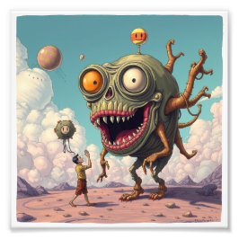 Foto Imagem de Alienígena estranha e esquisita Arte exc