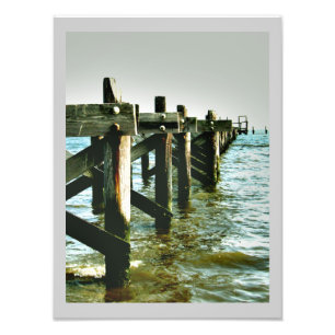 Foto Imagem de Cor de Paisagem de Pier da Costa do Miss