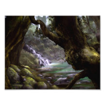 Imagem de floresta forjada fantasma / arte de pare