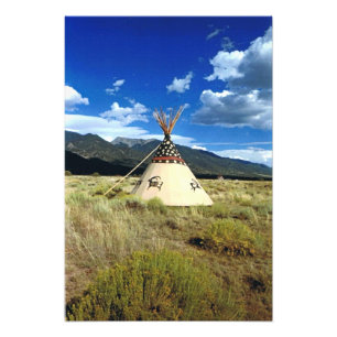 Foto Imagem do nativo americano de Crestone Colorado