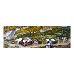 Foto Imagem Dourada de Muro de Prospecção no Alasca