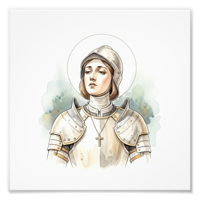 Foto Impressa de Joana d'Arc (Frente)