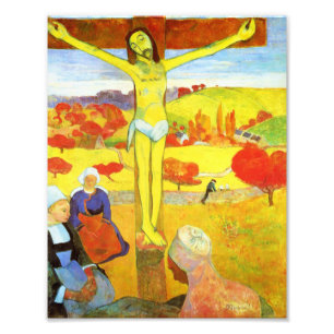 Foto Impressão amarelo do cristo de Gauguin