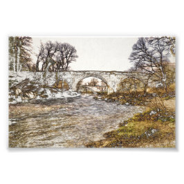Foto Impressão artística da Ponte do Diabo Kirkby Lonsd