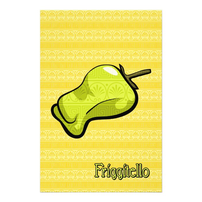 Foto Impressão Artística de Pimenta Friggitello (Frente)