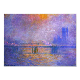 Foto Impressão da ponte transversal de Monet Charing