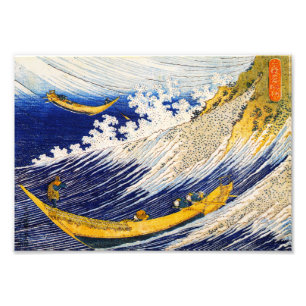 Foto Impressão das ondas do oceano Hokusai