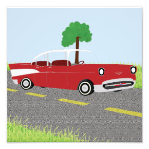 Foto impressão de 57 Bel Air 12x12