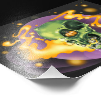 Foto Impressão de Abóbora de Crânio