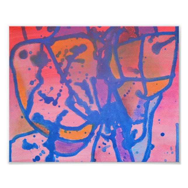 Foto Impressão de abstrato de mosaico (Frente)