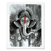 Impressão de Arte - Aashirwad Ganesha