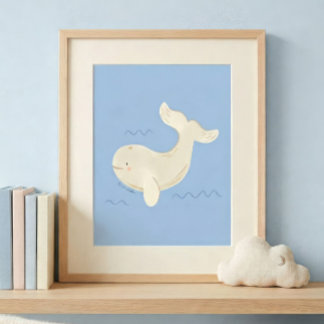 Foto Impressão de Arte da Creche de Baleias Beluga | Vá