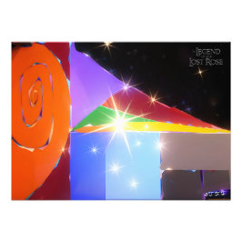 Foto Impressão de Arte Espiral Arco-Íris de Spark