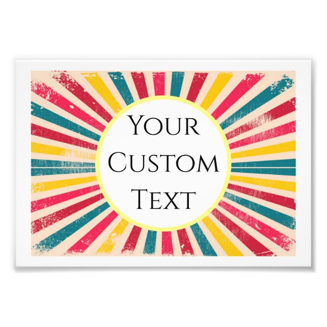 Foto Impressão de arte personalizada (Frente)