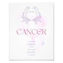 Foto Impressão de Arte Zodiac cancer