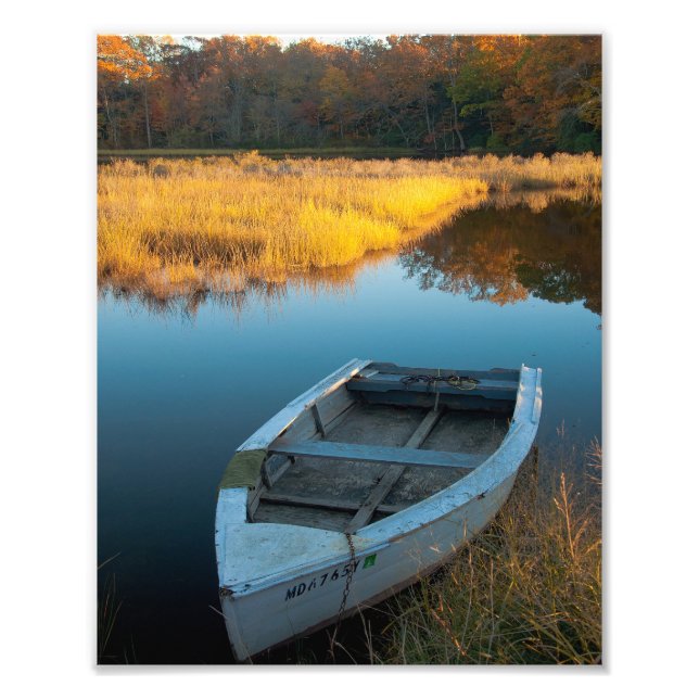 Foto Impressão de Barco Antigo 8x10 (Frente)