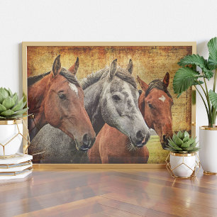 Foto Impressão de cavalos para papel de dissociação 