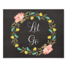 Impressão de Cotação Floral, Cotação Inspiracional