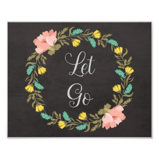 Foto Impressão de Cotação Floral, Cotação Inspiracional