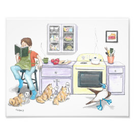 Foto Impressão de dança da cozinha