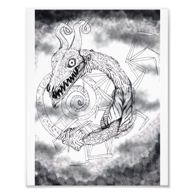 Foto Impressão de Dragão de Ito (Frente)