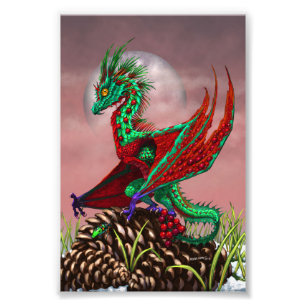 Foto Impressão de Dragão de Morango 4x6