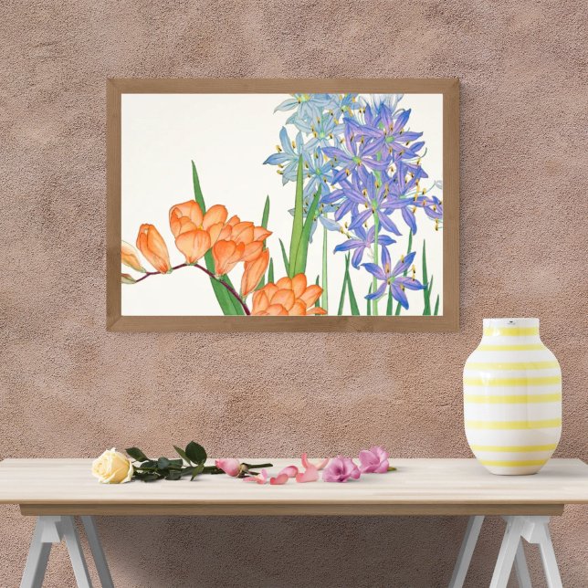 Foto Impressão de Flores Selvagens de Aquarelas - Camas (Criador carregado)