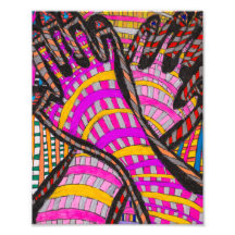 Impressão de impressões digitais tribais