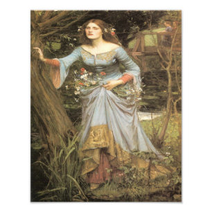Foto Impressão de John William Waterhouse "Ophelia"
