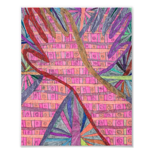 Foto Impressão de Mãos de Fogo (Frente)