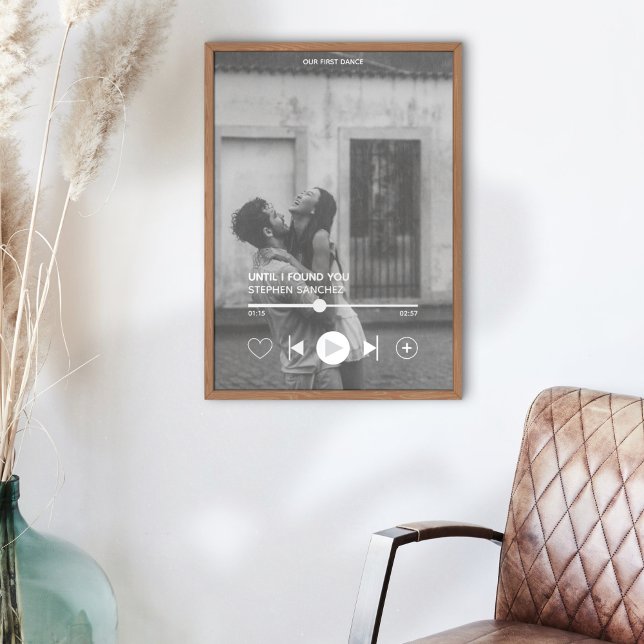 Foto Impressão de Memória Fotográfica Personalizada da  (Capture the magic of your first dance with this framed art print! )