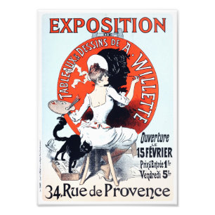 Foto Impressão de Nouveau da arte da exposição de Ju