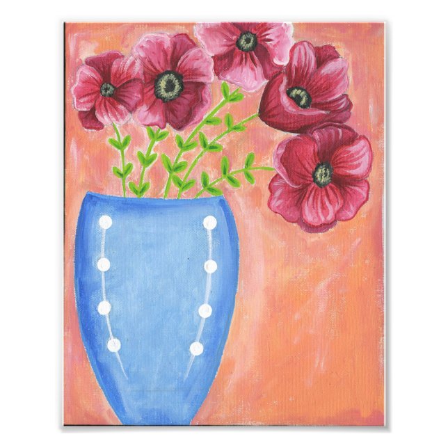 Foto Impressão de Poppies Vermelhos (Frente)