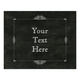 Foto Impressão de Quadro de Chalkboard Personalizado