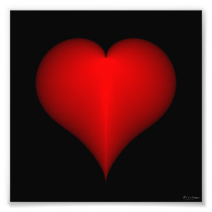 Foto Impressão do coração